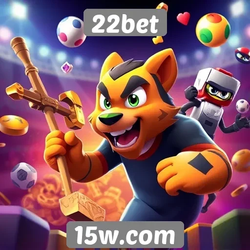 Variedade de jogos disponíveis na plataforma 22bet